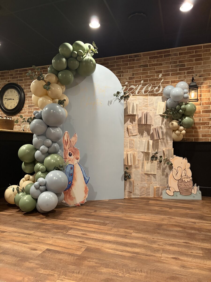 Book Wall Backdrop