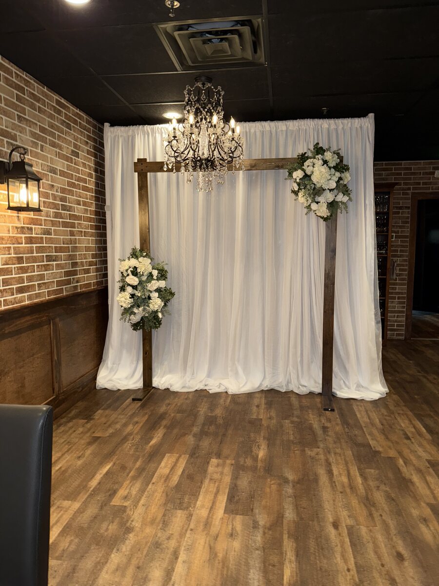 Ceremony Arch with Flowers
