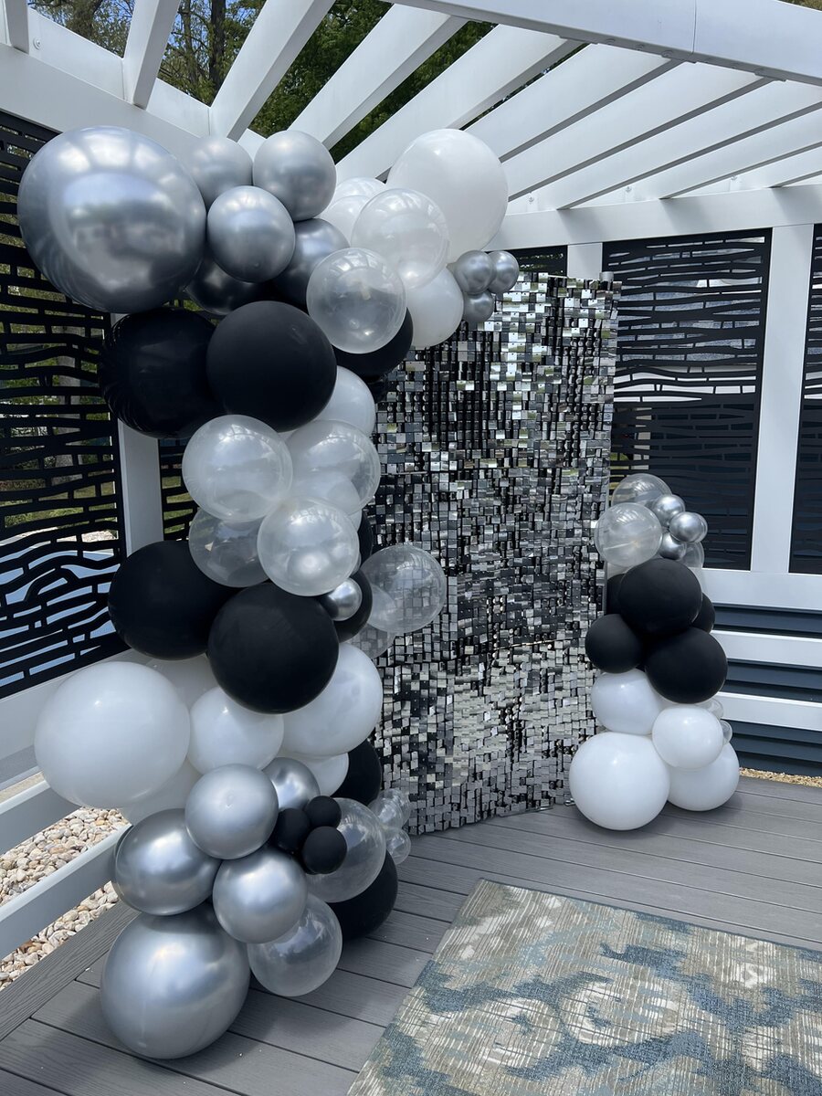 Silver Shimmer Wall