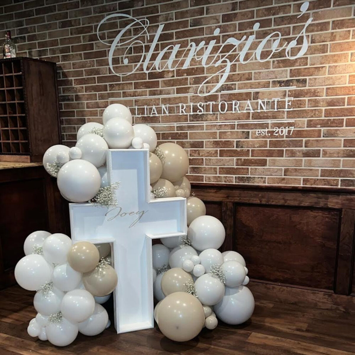 4 ft. White Cross